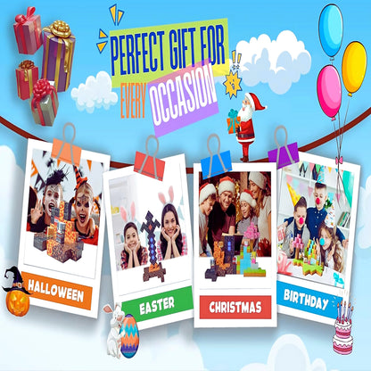 150PCS Magnetic Blocks – STEM Building Cubes Montessori Git for Kids Ages 3+