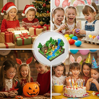 128PCS Magnetic Blocks – STEM Building Cubes Montessori Git for Kids Ages 3+